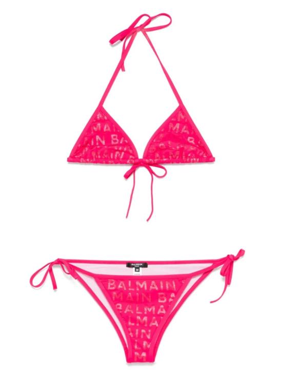  발망 비치웨어 BKB901590 672 Pink - BALMAIN