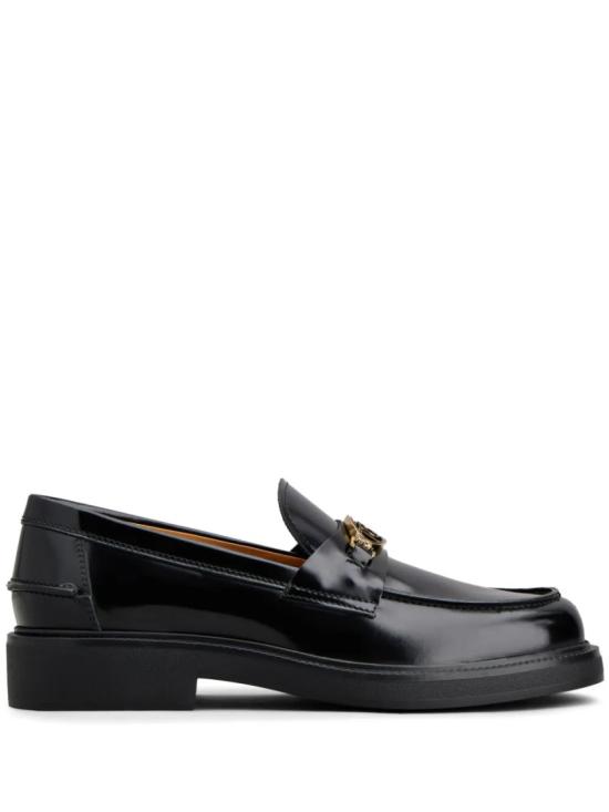 25FW 토즈 메탈 로고 페니 로퍼 XXW20L0IM70SHAB999 Black