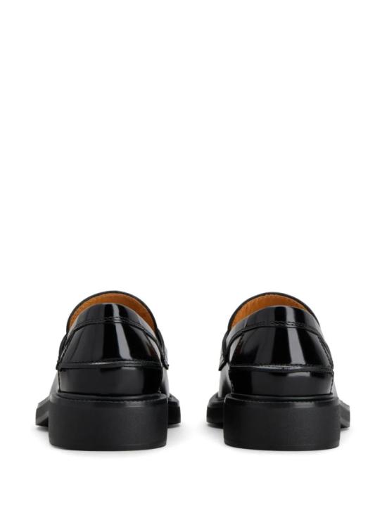 25FW 토즈 메탈 로고 페니 로퍼 XXW20L0IM70SHAB999 Black - TODS