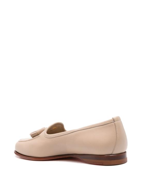  산토니 플랫 슈즈 WUAN71049PA1TSZA Neutrals - SANTONI