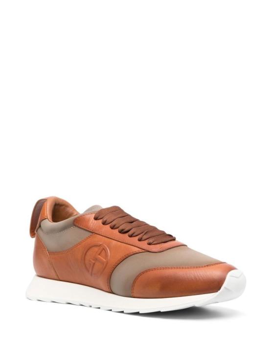 조르지오 아르마니 스니커즈 X2X160XN755S472 Brown - GIORGIO ARMANI