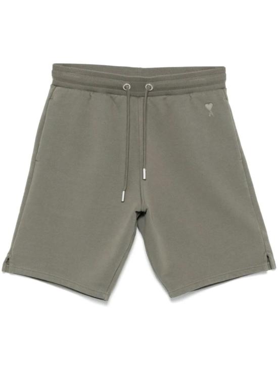  아미 톤온톤 하트 로고 숏 팬츠 HSO674747 0953 Grey