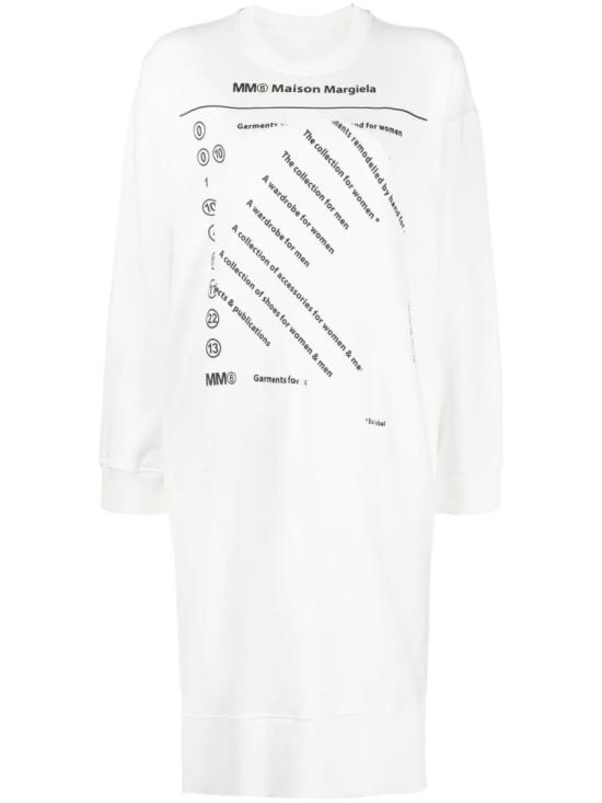  MM6 메종마르지엘라 원피스 S52CT0749S25537 101 White