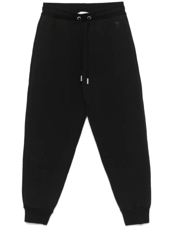  아미 톤온톤 하트 로고 조깅 트라우저 UTR240747 001 Black