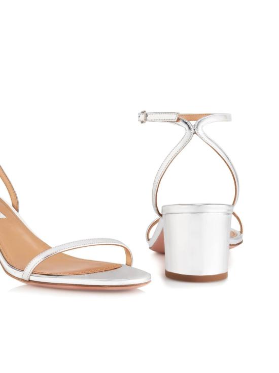  아쿠아주라 샌들 OLEMIDS1 SSY CCC Silver - AQUAZZURA