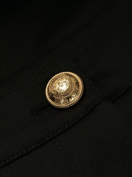  발망 데님 YF1PD010WB01 0PA Black - BALMAIN