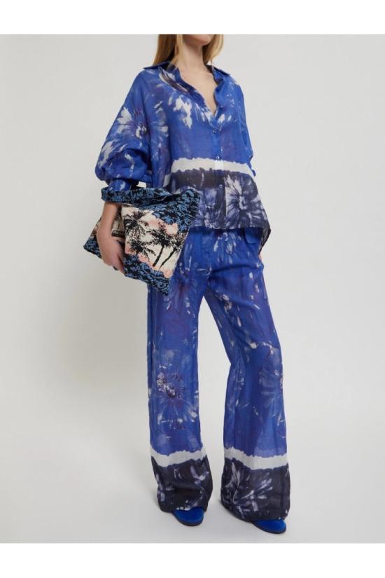 25SS 에르마노 블라우스 D46EK033EC3MFA34 Blue - ERMANNO