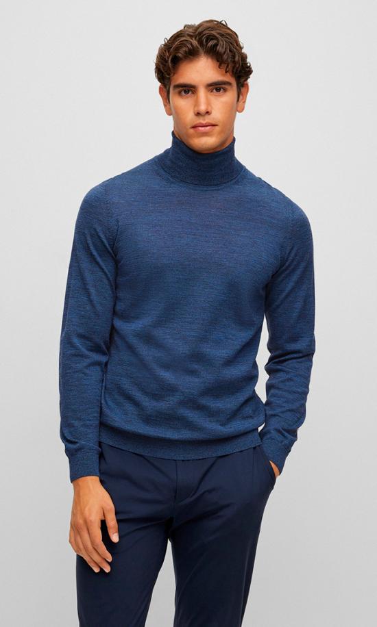 25FW 보스 스웨터 50468262 10241489 01 430 Bright blue - BOSS