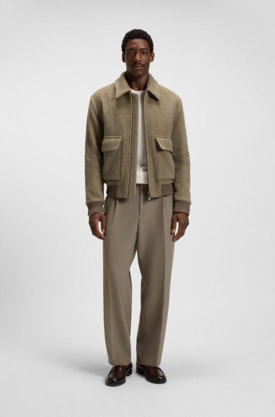 25FW 보스 스웨터 50549985 10274948 01 131 Open white - BOSS