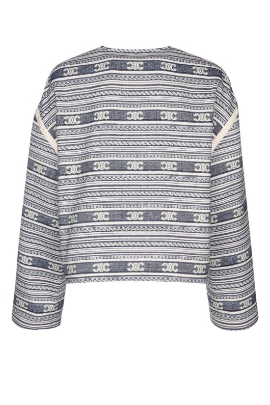 25FW 셀린느 자켓 RV0NW002897MI IVOIRE MARINE DOM - CELINE