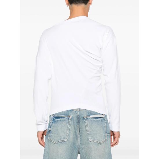 25FW 비비안웨스트우드 긴팔 티셔츠 3G01003YJ009CA401 WHITE DOM - VIVIENNE WESTWOOD