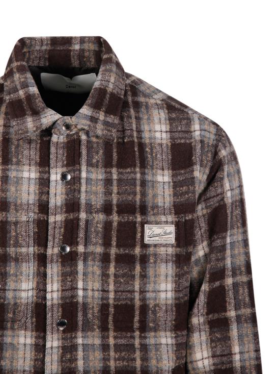 25FW 던스트 긴팔 셔츠 UDJU5C112W2 BROWN CHECK - DUNST