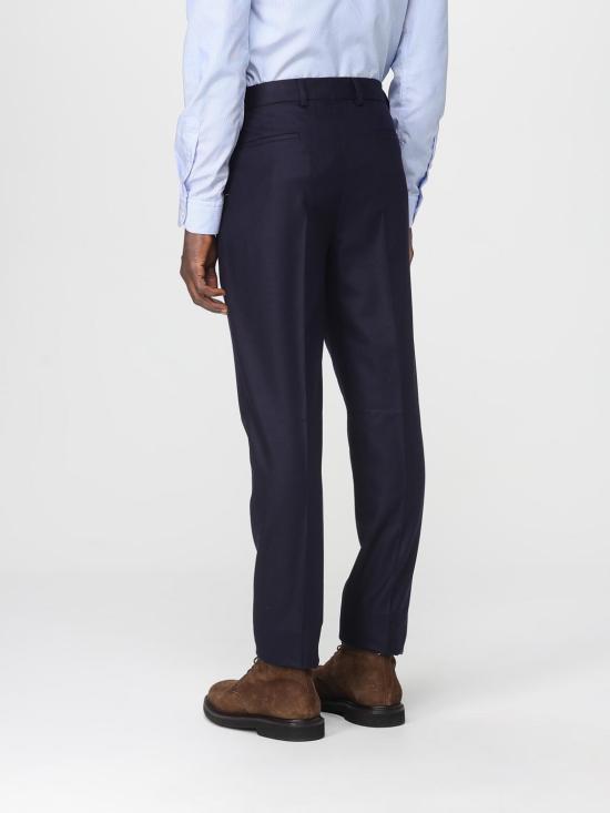 25FW 브루넬로 쿠치넬리 스트레이트 팬츠 M038PE1450 C331 Navy - BRUNELLO CUCINELLI