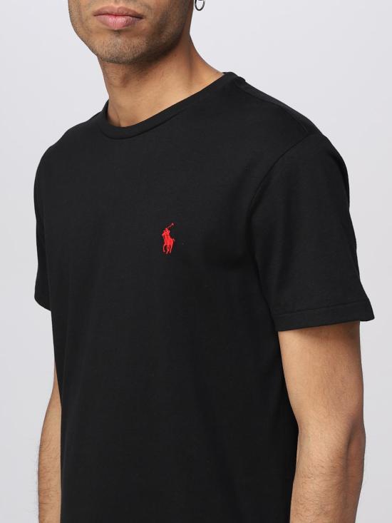 25FW 폴로 랄프로렌 반팔 티셔츠 710680785 001 Black - POLO RALPH LAUREN