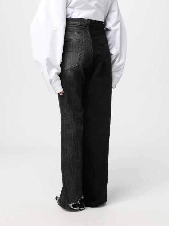 25FW 발렌시아가 데님 팬츠 793766TQW71 1776 Black - BALENCIAGA
