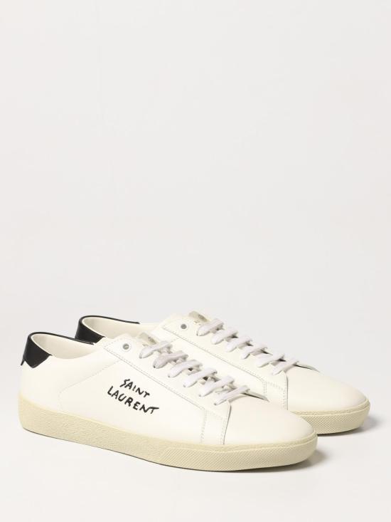 25FW 생로랑 뮬/슬리퍼 610685AABEE 9061 White - SAINT LAURENT