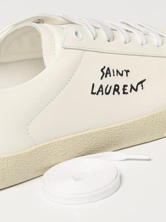 25FW 생로랑 뮬/슬리퍼 610685AABEE 9061 White - SAINT LAURENT