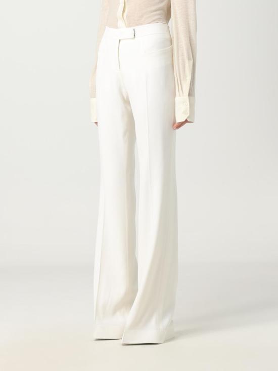 25FW 톰포드 스트레이트 팬츠 PAW545FAX751 AW003 White - TOMFORD