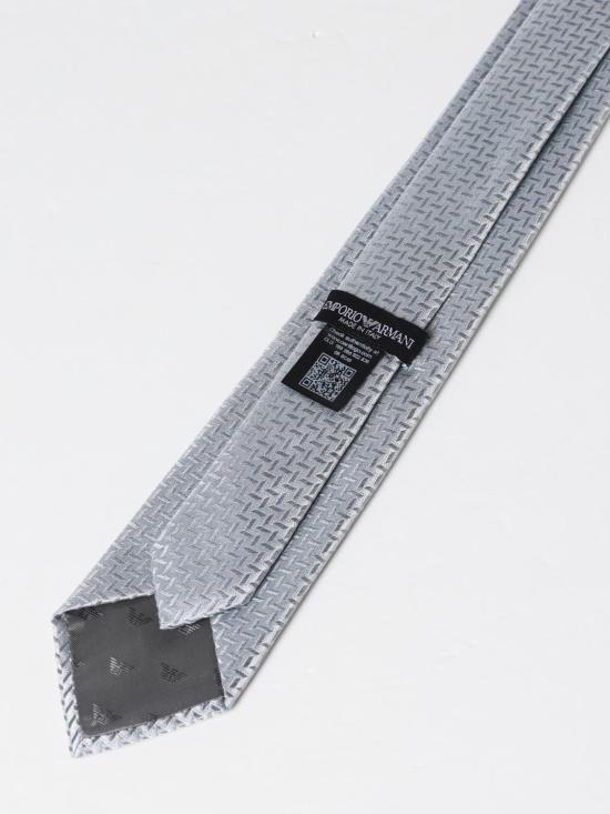 25FW 엠포리오 아르마니 넥타이 3400754F637 00240 Grey - EMPORIO ARMANI