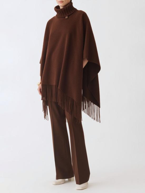 25FW 파비아나 필리피 플래티넘 케이프 SAD215A802L842 1269 Ebony - FABIANA FILIPPI