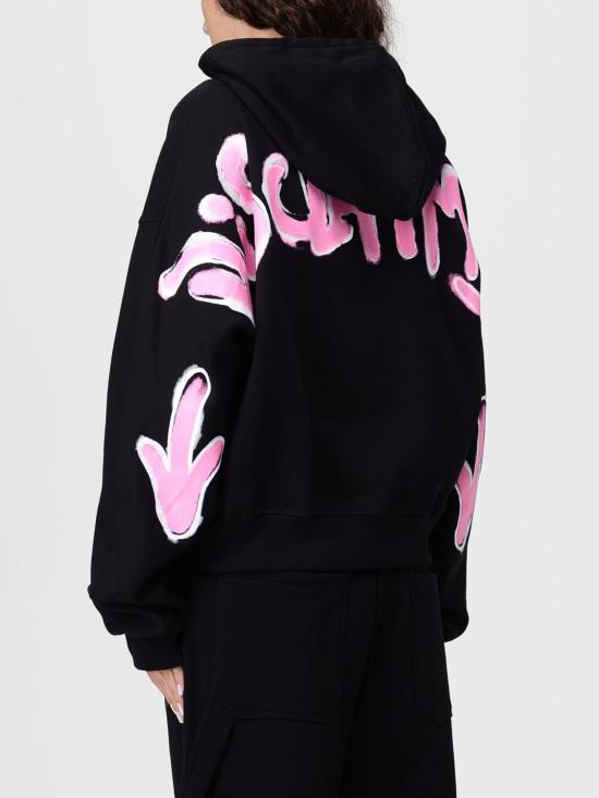 25FW 디스클레이머 스웨터 55150 NERO ST ROSA BUBBLE Black - DISCLAIMER