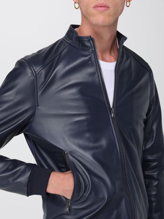 25FW 엑스씨 가죽 자켓 LUCIANO OXFORD BLU Navy - XC