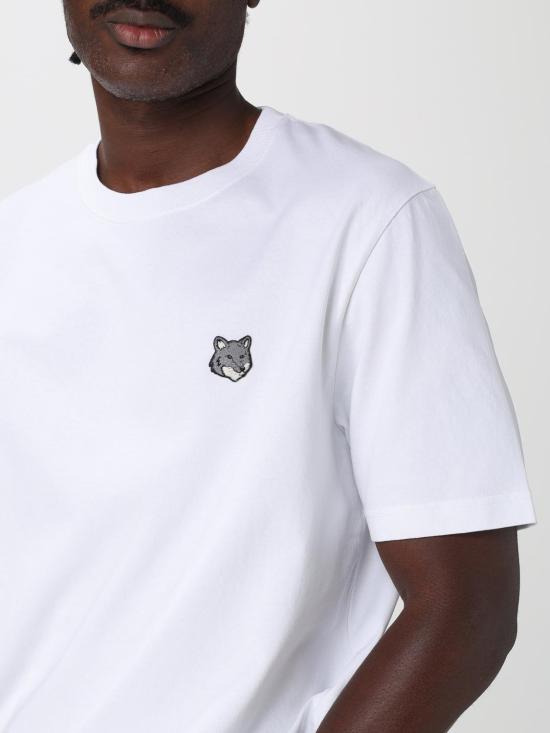 25FW 메종키츠네 필러 컴포트 티셔츠 PM00115KJ7025 P100 White - MAISON KITSUNE