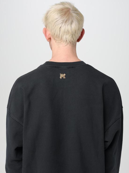 25FW 팜앤젤스 긴팔 티셔츠 PMBA074R24FLE004 1076 Black - PALM ANGELS