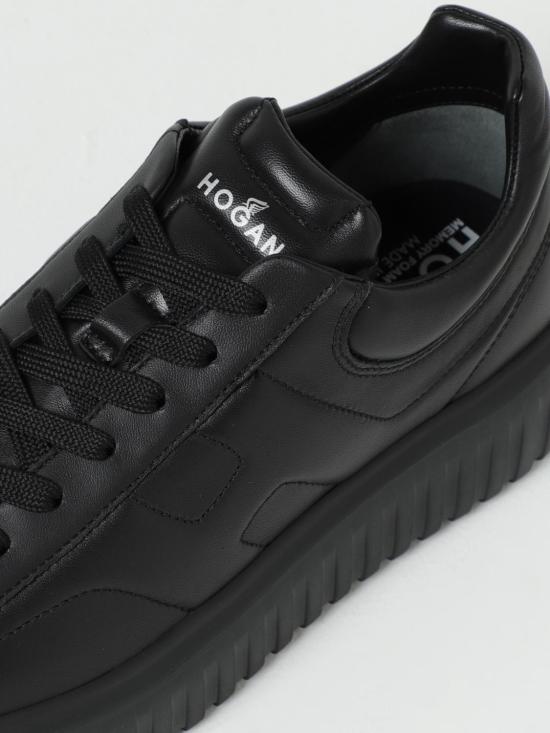 26FW 호간 H 스트라이프 스니커즈 HXM6450FC60LE9 9999 Black 1 - HOGAN