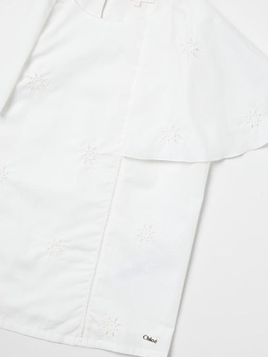 25FW [키즈] 끌로에 탑 C20098 117 White - CHLOE