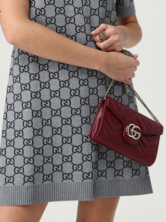 25FW 구찌 토트백 837745AAET8 6207 Burgundy - GUCCI