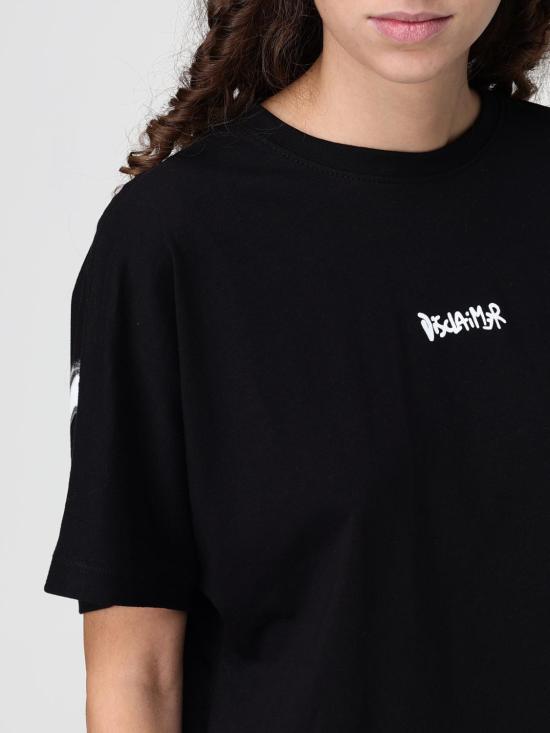 25FW 디스클레이머 반팔 티셔츠 55151 NERO ST BIANCA Black - DISCLAIMER