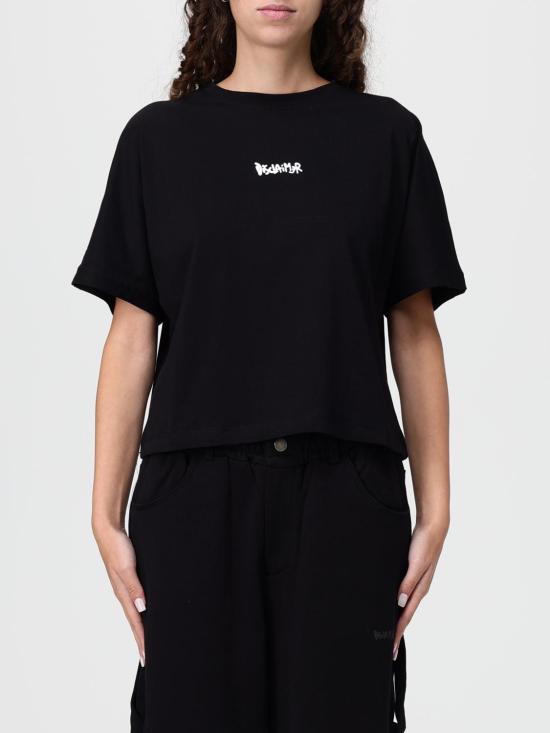 25FW 디스클레이머 반팔 티셔츠 55151 NERO ST BIANCA Black