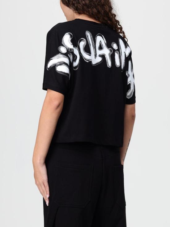 25FW 디스클레이머 반팔 티셔츠 55151 NERO ST BIANCA Black - DISCLAIMER