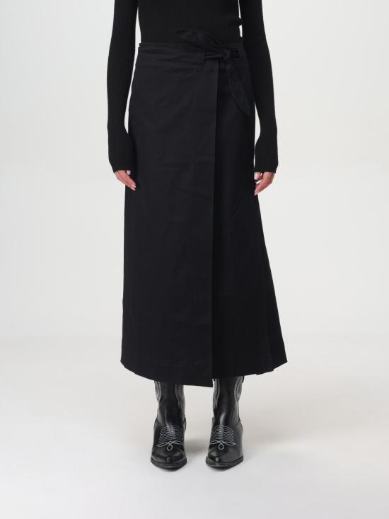 25FW 가니 스커트 F9613 099 Black