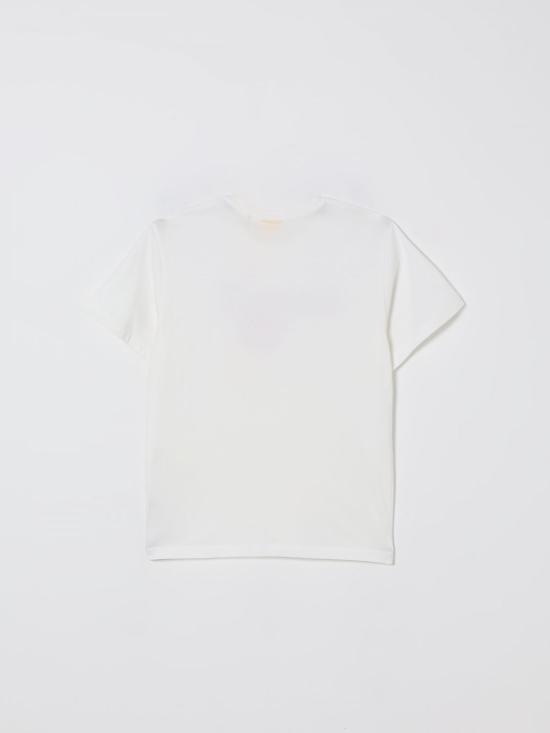 25FW [키즈] 오프화이트 티셔츠 OGAA001F25JER007 0132 White - OFF WHITE