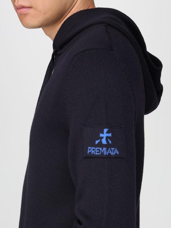 25FW 프리미아타 긴팔 티셔츠 PMG23 WOOL Blue - PREMIATA