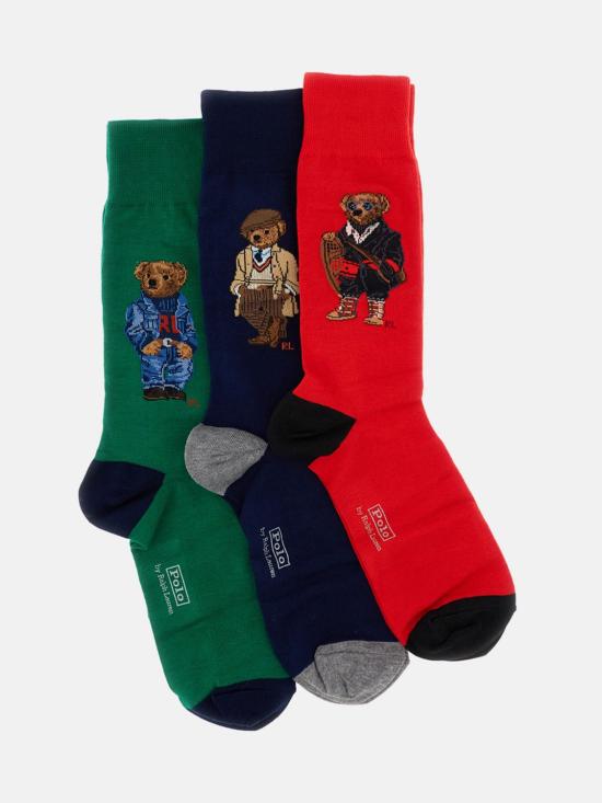 25FW 폴로 랄프로렌 양말 449P04717 001 Multicolor