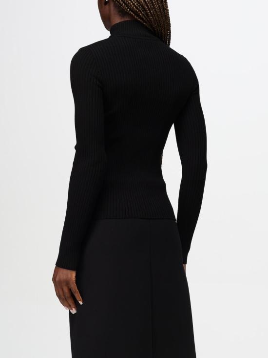 25FW 쿠레쥬 터틀넥 PERMPU022FI0001 9999 Black - COURREGES