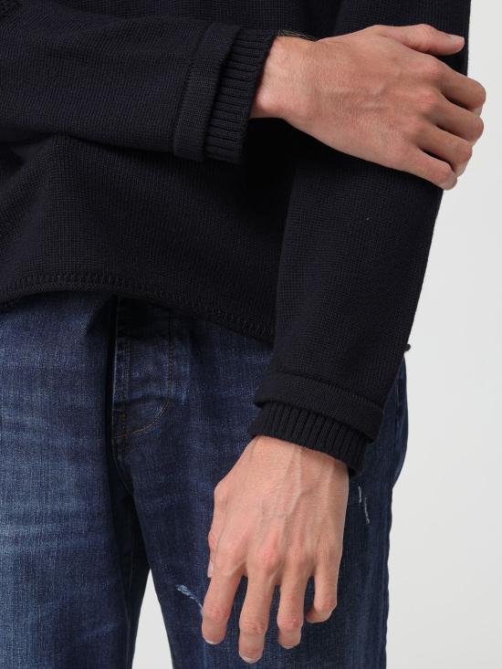 25FW 프리미아타 스웨터 PMG22 WOOL Blue - PREMIATA