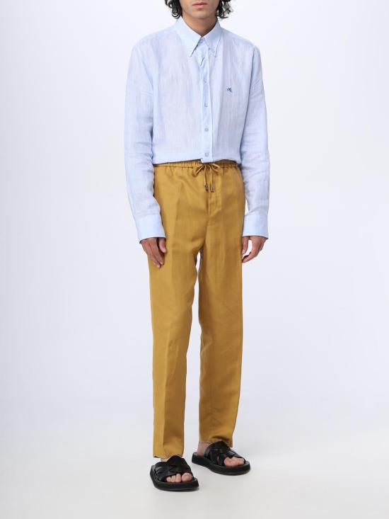 25FW 에트로 스트레이트 팬츠 1W7671057 700 Ocher - ETRO