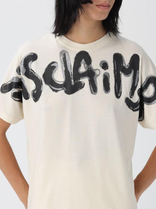 25FW 디스클레이머 반팔 티셔츠 55152 LATTE ST NERA Milk - DISCLAIMER