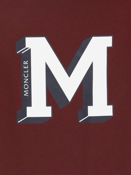 25FW [키즈] 몽클레어 티셔츠 8C0000389AFV 468 Burgundy - MONCLER