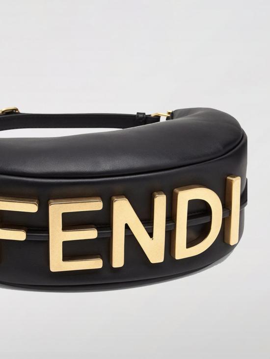 26SS 펜디 펜디그라피 스몰 숄더백 8BR798A5DY F1HEJ Black - FENDI