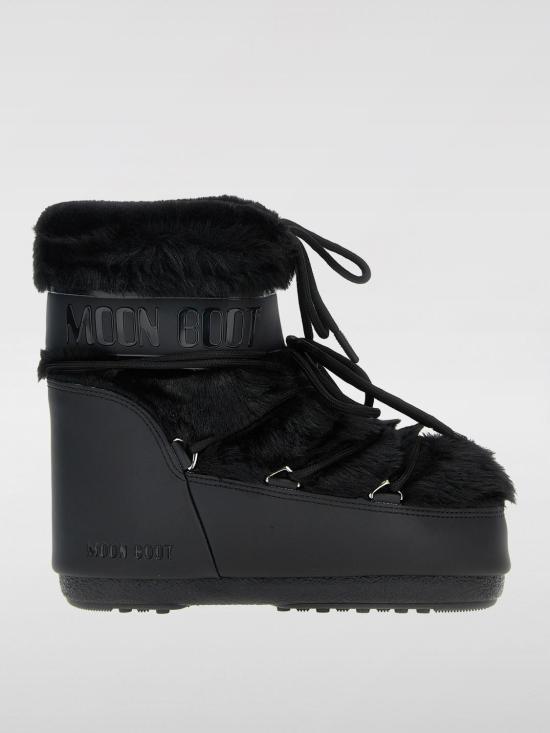 25FW 문부츠 아이콘 나일론 로우 부츠 80D1409390 N001 Black