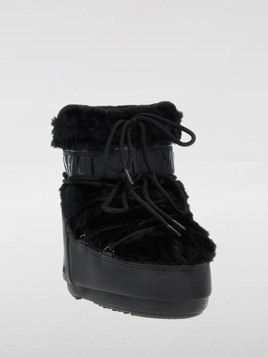 25FW 문부츠 아이콘 나일론 로우 부츠 80D1409390 N001 Black - MOON BOOT