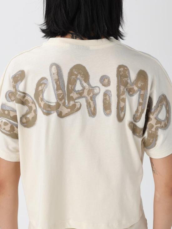 25FW 디스클레이머 반팔 티셔츠 55151 LATTE ST MACULATA Milk - DISCLAIMER