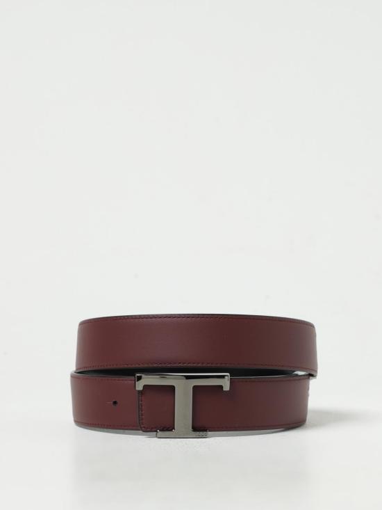 25FW 토즈 가죽 벨트 XCMCQR55100HDL 576C Black - TODS