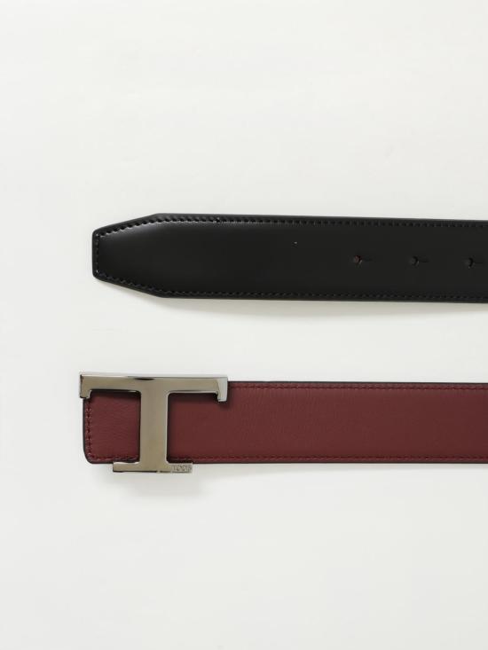 25FW 토즈 가죽 벨트 XCMCQR55100HDL 576C Black - TODS