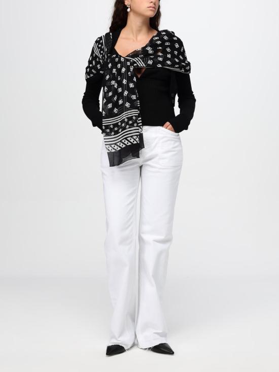 25FW 돌체앤가바나 머플러/스카프 FS182AGDB8B HN4ZW Black - DOLCE & GABBANA